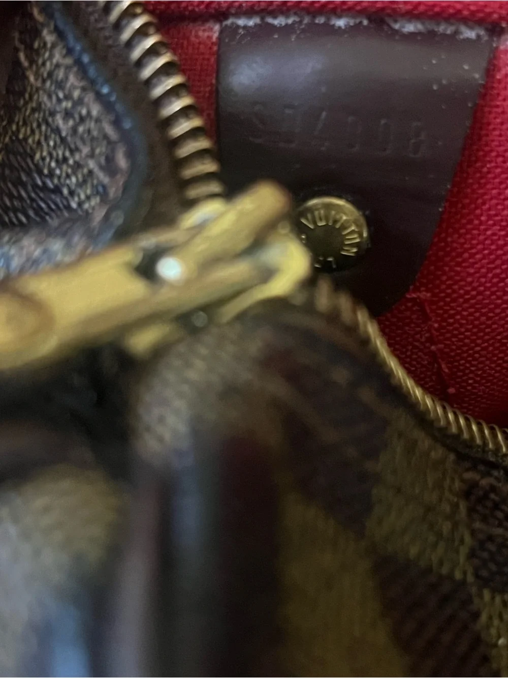 Authentic Louis Vuitton Speedy 30 Damier with Lock